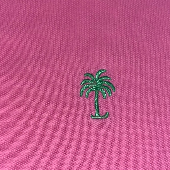 Lilly Pulitzer Island Polo Shirt in Pink - Picture 3 of 3